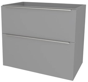 Mereo, Mereo Mailo, kúpeľňová skrinka 101 cm, chróm madlo, Multidecor, Šedá supermat, MER-CN592SSEDA
