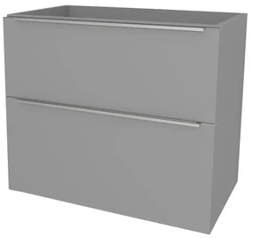 Mereo, Mereo Mailo, kúpeľňová skrinka 101 cm, chróm madlo, Multidecor, Šedá supermat, MER-CN592SSEDA