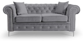 Pohovka Roma Chesterfield II  Modrá