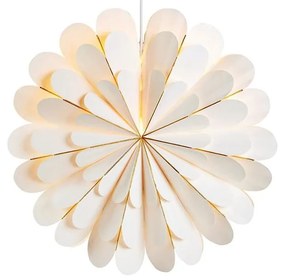 Biela svetelná dekorácia Markslöjd Marigold, výška 45 cm