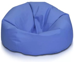 Sedací vak Sakwa L z ekokože – pohodlný, ľahko čistiteľný, elegantný vak pre deti aj dospelých Farba: E10 - Modrá