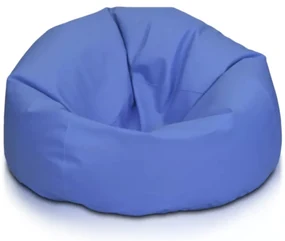 Sedací vak Sakwa L z ekokože – pohodlný, ľahko čistiteľný, elegantný vak pre deti aj dospelých Farba: E10 - Modrá