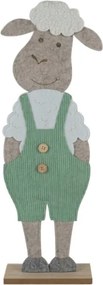 Veľkonočná dekorácia FELT LAMB 50 cm - viac farieb Farba: Zelená