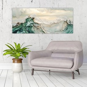 Obraz - 3D abstrakcie mora (120x50 cm)