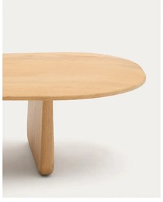 Konferenčný stolík z dubového dreva v prírodnej farbe 64x146 cm Pirita – Kave Home