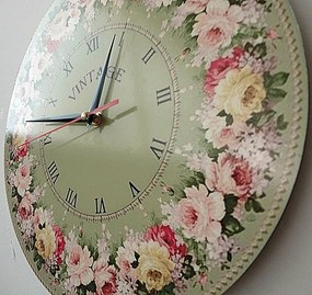 SENTOP | Drevené nástenné hodiny kvet I SENTOP HDFK002 - Wooden clock analógové