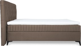 Posteľ Lusaka 180x200 cm, hnedá látka