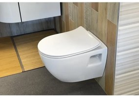 Sapho - Záchodová doska SoftClose EDITA biela