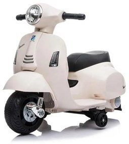 Detská elektrická motorka Baby Mix Vespa biela