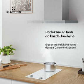 Klarstein Kochheld indukčná varná doska | Elegantná a výkonná | 2 varné zóny | 3500 W | 30 cm