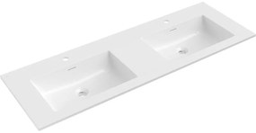 Mexen Otis, dvojumývadlo na zapustenie 141 x 46,5 cm, biela lesklá, 25181400D