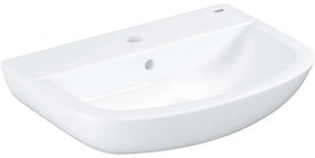 GROHE Bau Ceramic závesné umývadlo s otvorom, s prepadom, 553 x 386 mm, alpská biela, 39440000