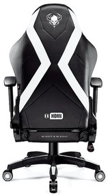 Herné kreslo Diablo X-Horn 2.0 Normal Size: Čierno-biele Diablochairs