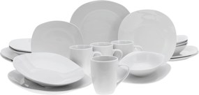 XXXLutz KOMBINOVANÝ SERVIS SQUARE WEISS 20-dielne Creatable - Online Only bytové doplnky - 007768134403