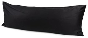 4Home obliečka na Relaxačný vankúš Náhradný manžel satén čierna, 50 x 150 cm