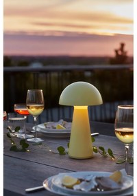 Žltá LED stolová lampa na diaľkové ovládanie (výška 28 cm) Sam – Sirius