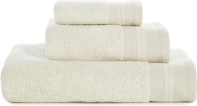 Dekorstudio Bavlnený uterák LINEN - mäkký a savý uterák v krémovej farbe Rozmer uteráku: 30x50cm
