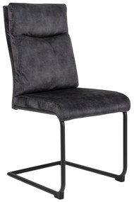 Stolička konzolová Comfort grey velvet