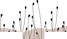 Obraz - Grafická lúka N⁰1 (90x60 cm)