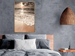 Artgeist Plagát - Space of Waves [Poster] Veľkosť: 30x45, Verzia: Zlatý rám