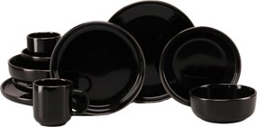 XXXLutz KOMBINOVANÝ SERVIS Nordic Festive Schwarz 10-dielne Creatable - Online Only bytové doplnky - 007768073901