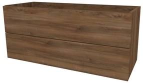 Mereo, Mereo Aira, kúpeľňová skrinka 121 cm, Multidecor, Orech Pacifik tabákový, MER-CN793SOPT2