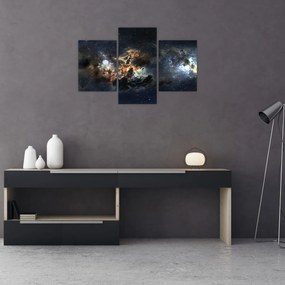 Obraz - Vesmír s hmlovinou (90x60 cm)
