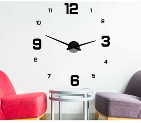 Moderné nástenné hodiny - samolepka hodiny I SENTOP 12S005