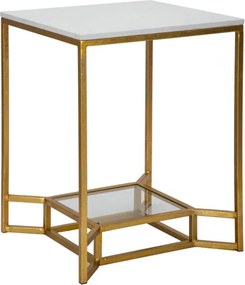 Dizajnový odkladací stolík Tamithy 47 cm zlatý