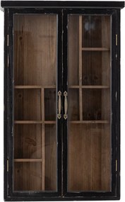 Čierna závesná vitrína z jedlového dreva 50x80x14 cm Hazem – Bloomingville