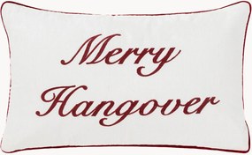Ručne vyrobený vianočný vankúš Merry Hangover