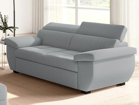 Dvojsedák Speedway, svetlo šedá látka