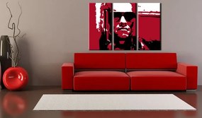 Ručne maľovaný POP Art obraz Terminator 3 dielny  ter2