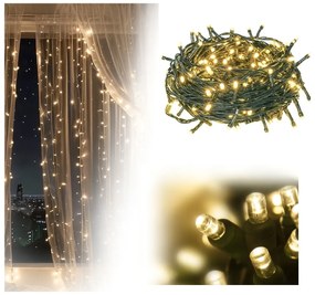 Vianočné svetielka vnútorné teplá biela 100 LED
