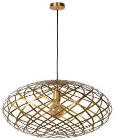 LUCIDE 21417/65/02 WOLFRAM závesné svietidlo E27 Ø 65cm zlatá