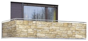 Béžová balkónová zástena 500x85 cm - Maximex