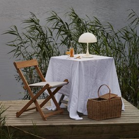 Louis Poulsen Prenosná lampa Panthella 250 Opal White