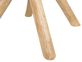 Drevený stolík svetlé drevo THORSBY Beliani