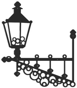 Vešiak na stenu do chodby LAMPIČKA