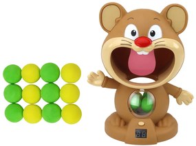 LEAN TOYS Arkádová hra – Strieľanie na škrečka