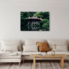 Obraz z japonskej národnej záhrady (90x60 cm)