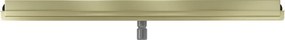 Mexen Flat Wall, sprchový žľab na stenu 2v1, 110 cm, zlatá matná, 1A30110