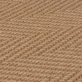 Flair Rugs, Kusový koberec Herringbone Border Kira Red, 120x170, béžová, chodba / predsieň