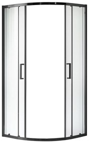 Sprchový kút Aura 90x90x190 black