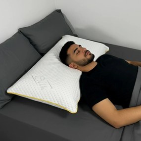 Vankúš z pamäťovej peny Azonelo výška 16 cm - poťah s hodvábom