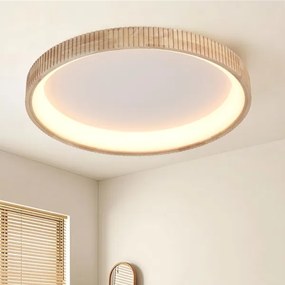 Brilagi - LED stropné svietidlo FALCON WOOD MODERN LED/60W/230V priemer 80 cm, drevené prevedenie