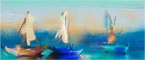 Obraz - Obraz krajiny, maľba (120x50 cm)