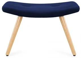Podnožka MOSS zamatová granátová 939208