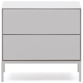Biely nočný stolík Vedrana – Kave Home
