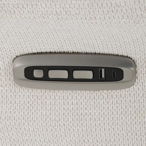 Polohovacie kreslo béžové, elektrické TV-C5590 CRM2